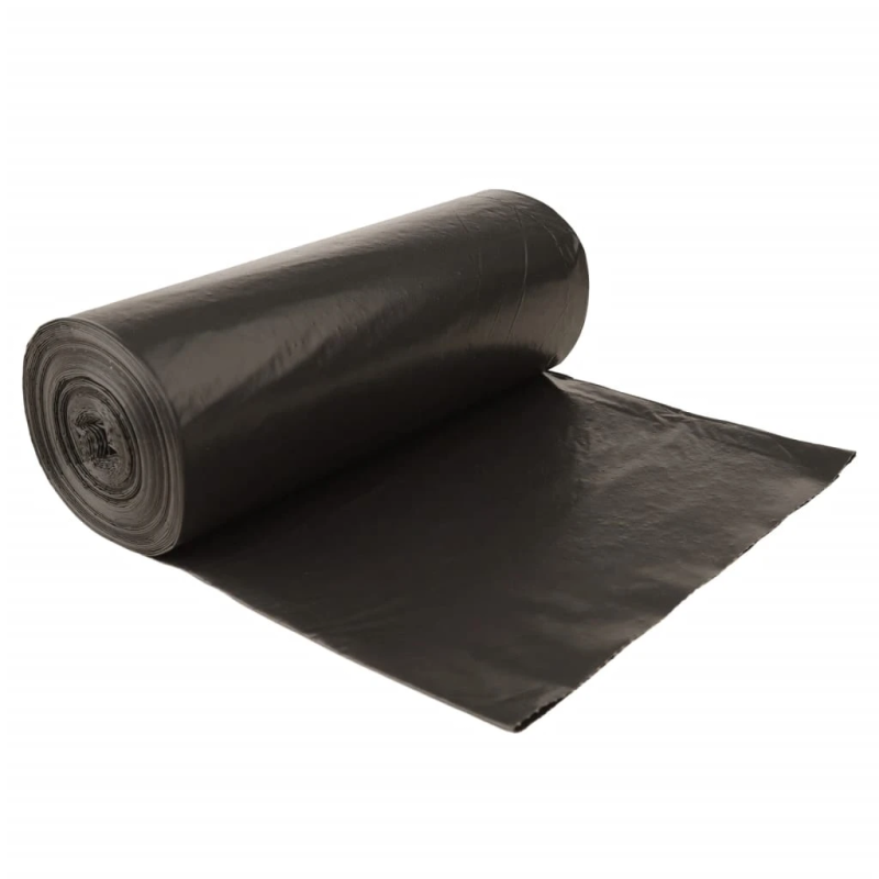 vidaXL atkritumu maisi, 150 gab., melni, 240 L