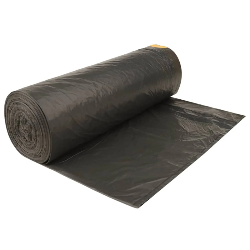 vidaXL atkritumu maisi ar aukliņām, 150 gab., melni, 240 L