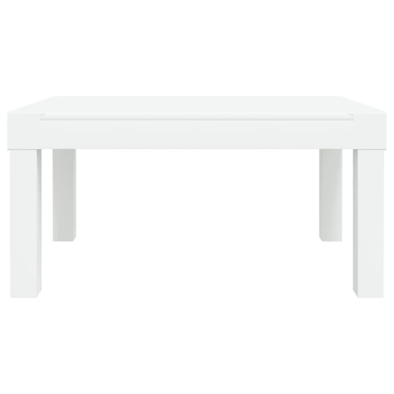 vidaXL 3-daļīgs dārza mēbeļu komplekts ar matračiem, balts, PP