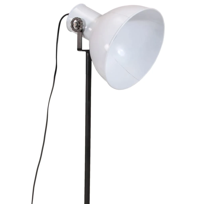 vidaXL grīdas lampa, 25 W, balta, 61x61x90-150 cm, E27