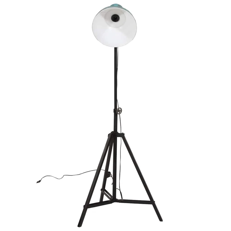 vidaXL grīdas lampa, 25 W, bružāti zila, 61x61x90-150 cm E27