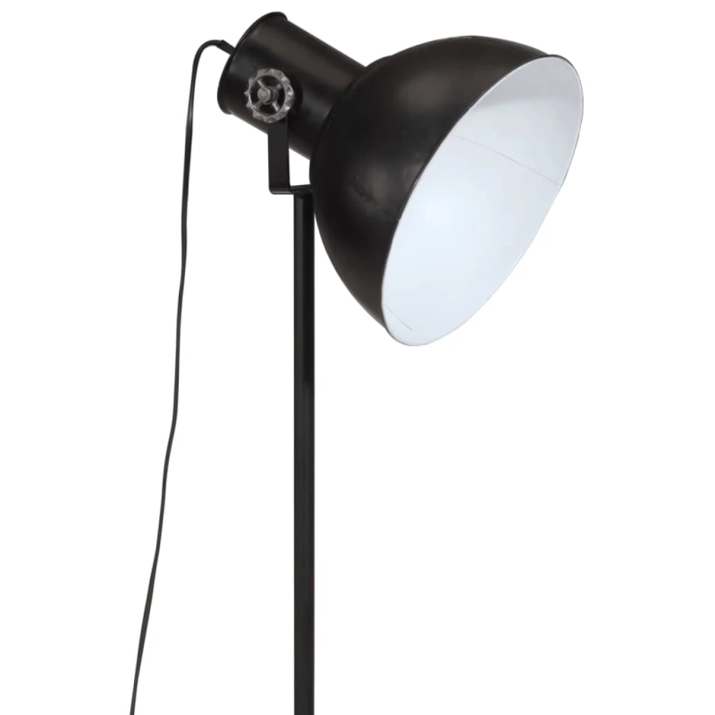 vidaXL grīdas lampa, 25 W, melna, 75x75x90-150 cm, E27