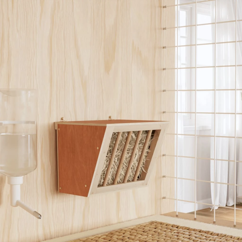 vidaXL siena barotava trušiem, 25x18,5x20,5 cm, egles masīvkoks