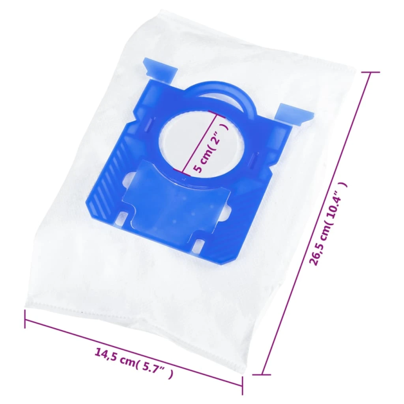 vidaXL putekļsūcēja maisiņi, Philips, S izmērs, 20 gab.