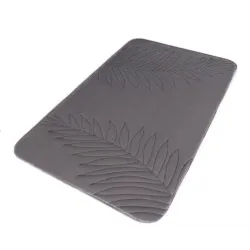 Vannitoa põrandamatt Domoletti MA4019B, hall v., 80 cm x 50 cm