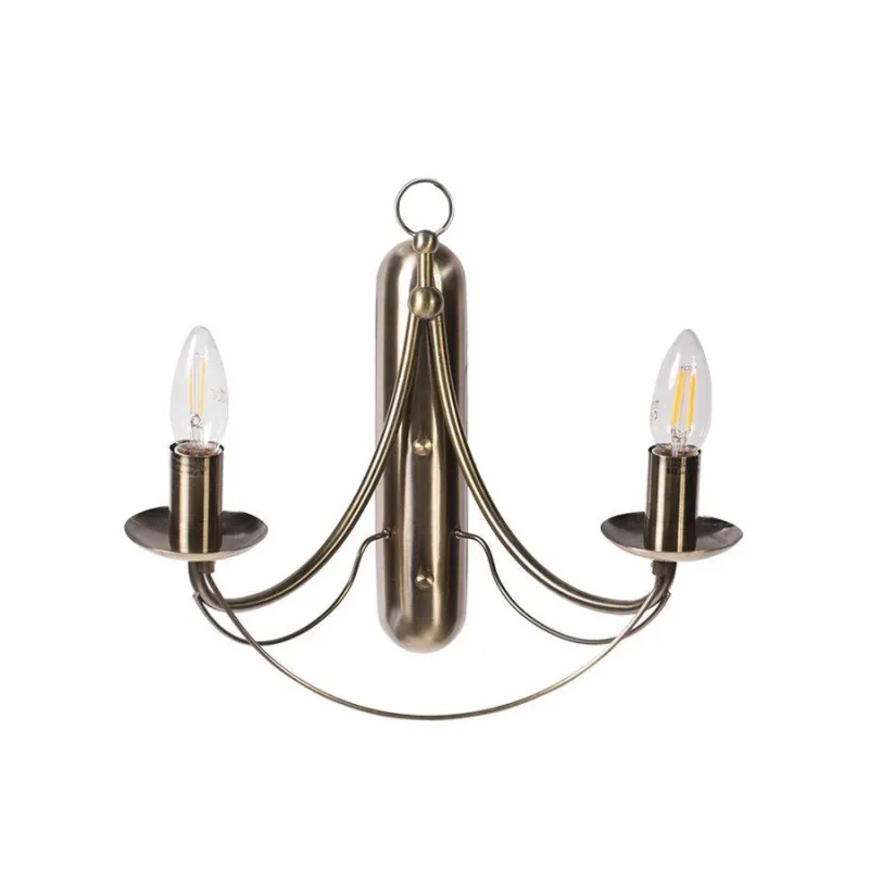 Lampa sienas Domoletti Mariana MB122-2, E14, 2 x 60 W