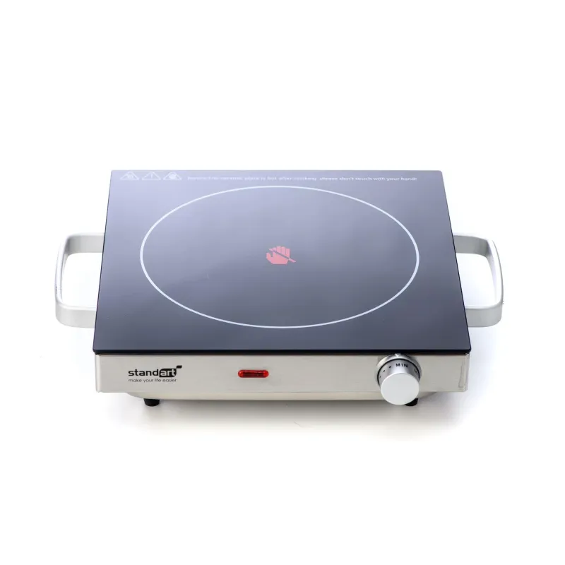 Mini plītis elektriskā Standart HD6105A Standart, 2000 W, melna krās.