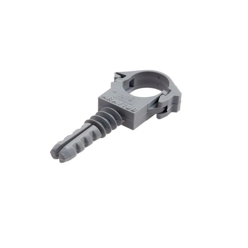 Turētājs cauruļu plastm. d16 m8 10gab