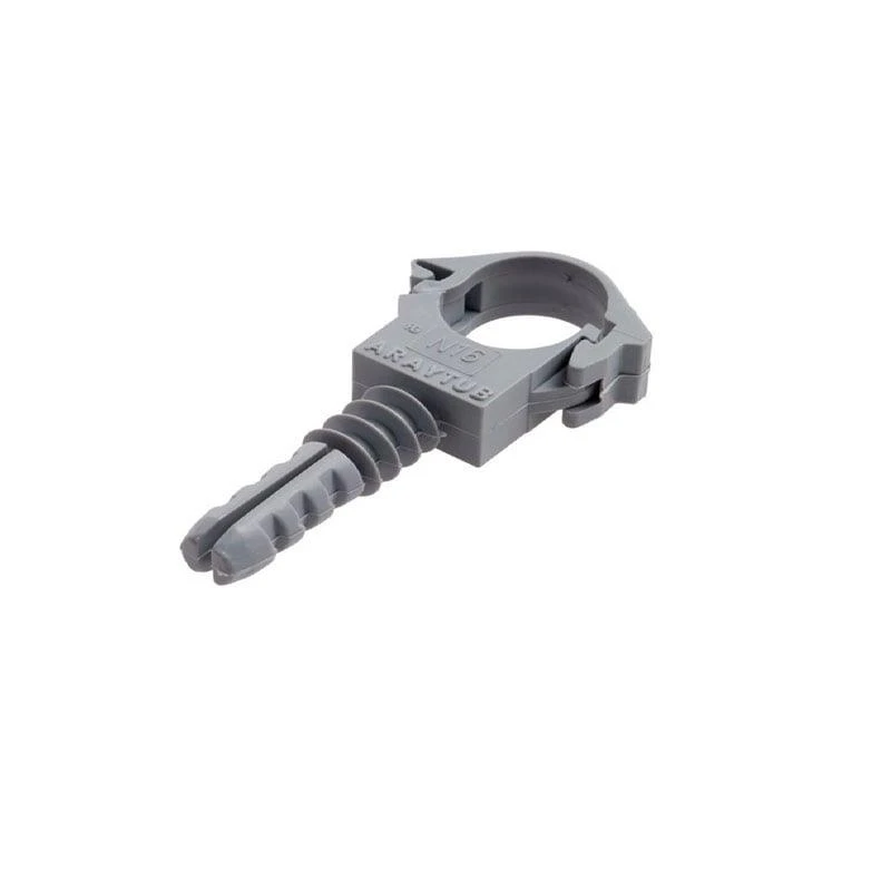 Turētājs cauruļu plastm. d20 m8 10gab