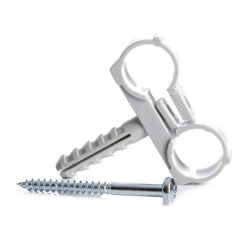 Turētājs cauruļu dubultais d20 m10 2gab