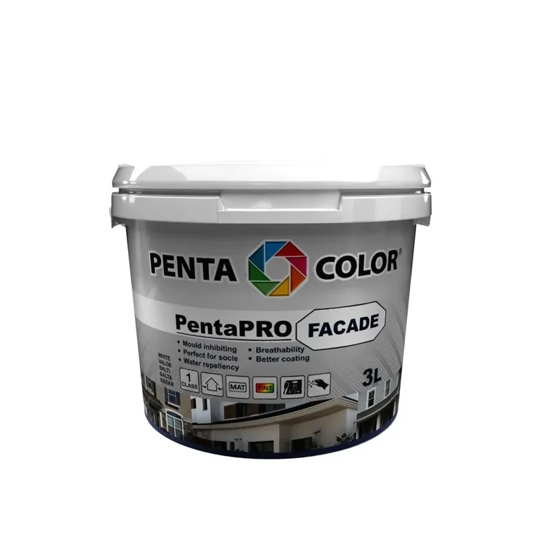 Krāsa Pentacolor PentaPro Facade, balta, 3 l