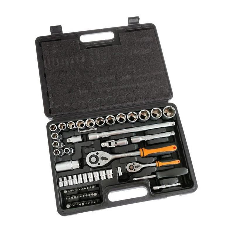 Galvuču komplekts VG051. ¼"+½". 72 gab. CRV