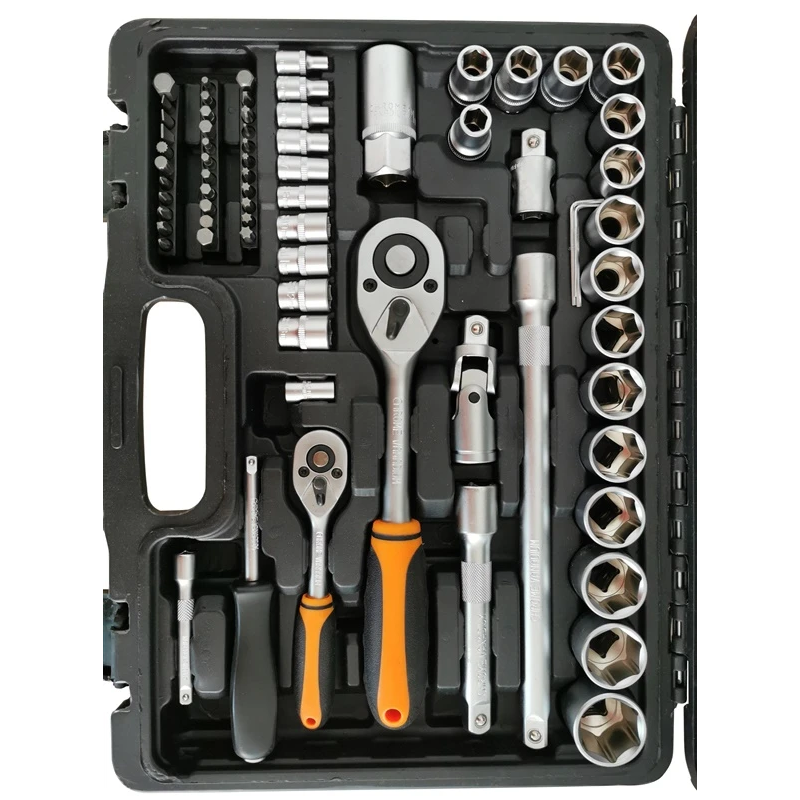 Galvuču komplekts VG051. ¼"+½". 72 gab. CRV