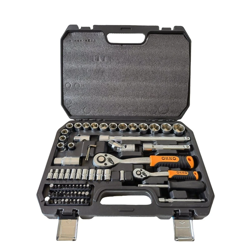 Galvuču komplekts VG051. ¼"+½". 72 gab. CRV