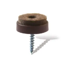 Haushalt furniture pads with screws. D20 mm. 8 pcs.
