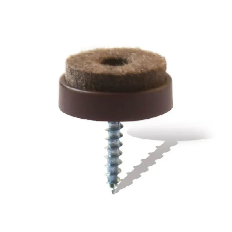 Mēbeļu paliktnis Haushalt, brūna krās., 2 cm, 8 gab.