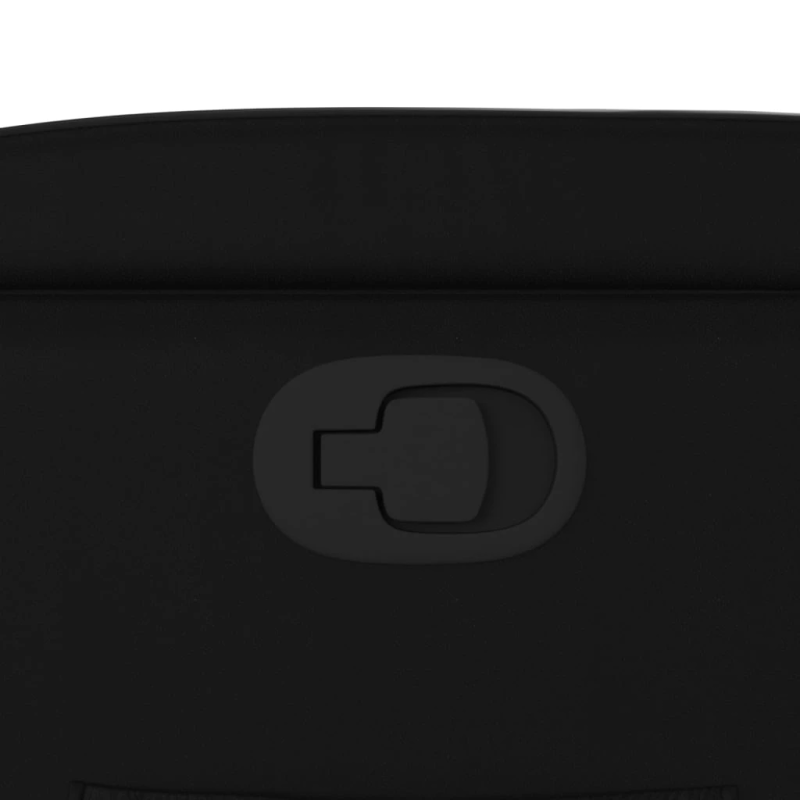 vidaXL atpūtas krēsls, melna mākslīgā āda