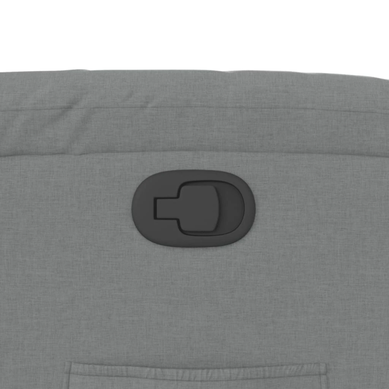 vidaXL atpūtas krēsls, gaiši pelēks audums