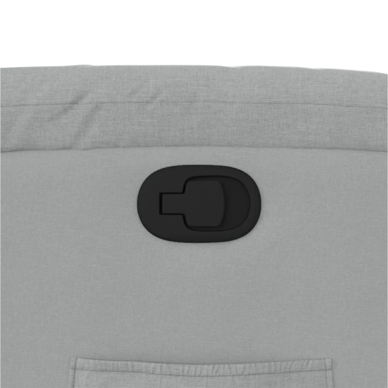 vidaXL atpūtas krēsls, gaiši pelēks audums