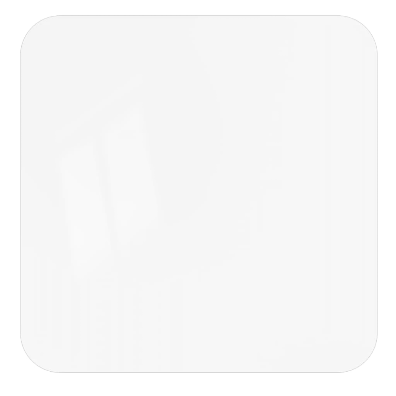 vidaXL grīdas aizsargs laminātam vai paklājam, 120x115 cm, PVC