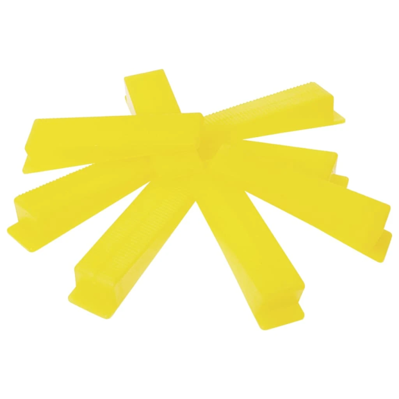 vidaXL flīžu izlīdzināšanas komplekts, 500 ķīļi, 2500 klipši, 1,5 mm