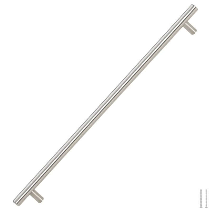 vidaXL skapja rokturi, 5 gab., sudraba, 480 mm, nerūsējošais tērauds