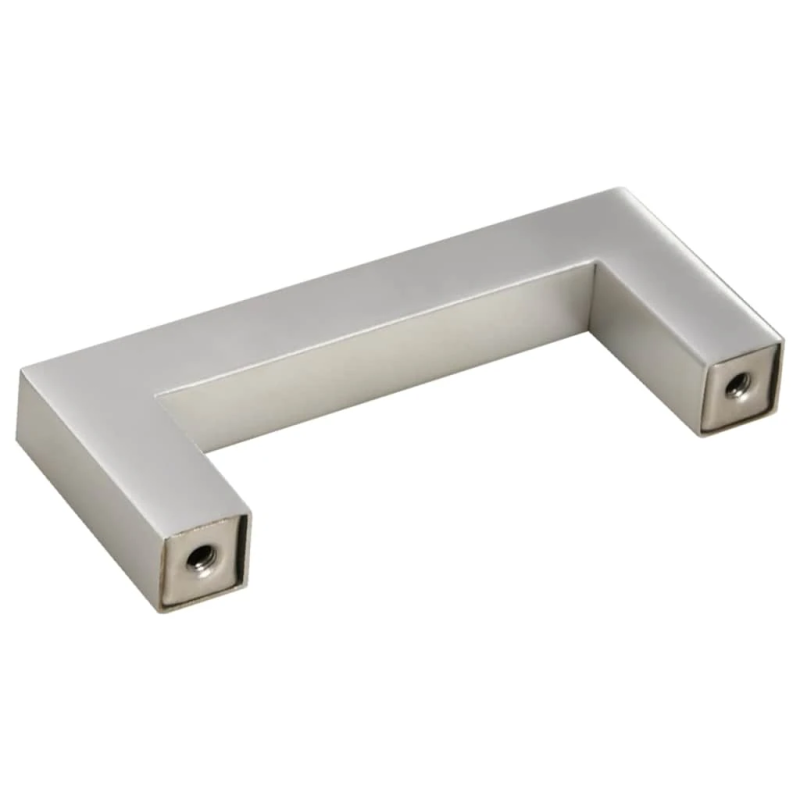 vidaXL skapja rokturi, 10 gab., sudraba, 64 mm, nerūsējošais tērauds