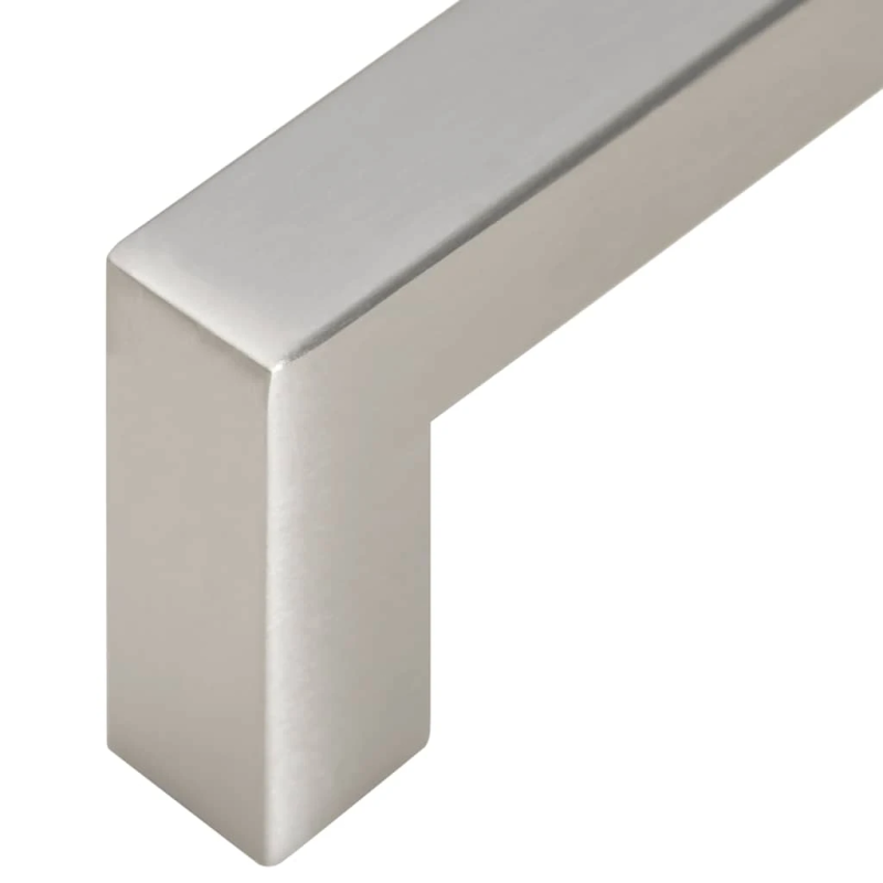 vidaXL skapja rokturi, 5 gab., sudraba, 224 mm, nerūsējošais tērauds