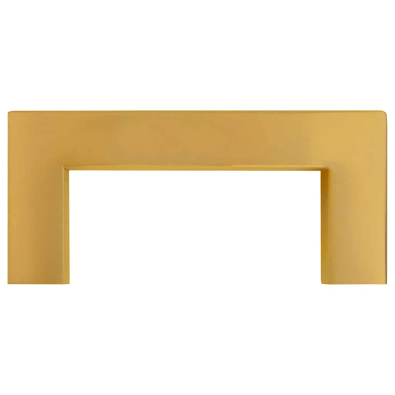 vidaXL skapja rokturi, 10 gab., zelta, 64 mm, nerūsējošais tērauds