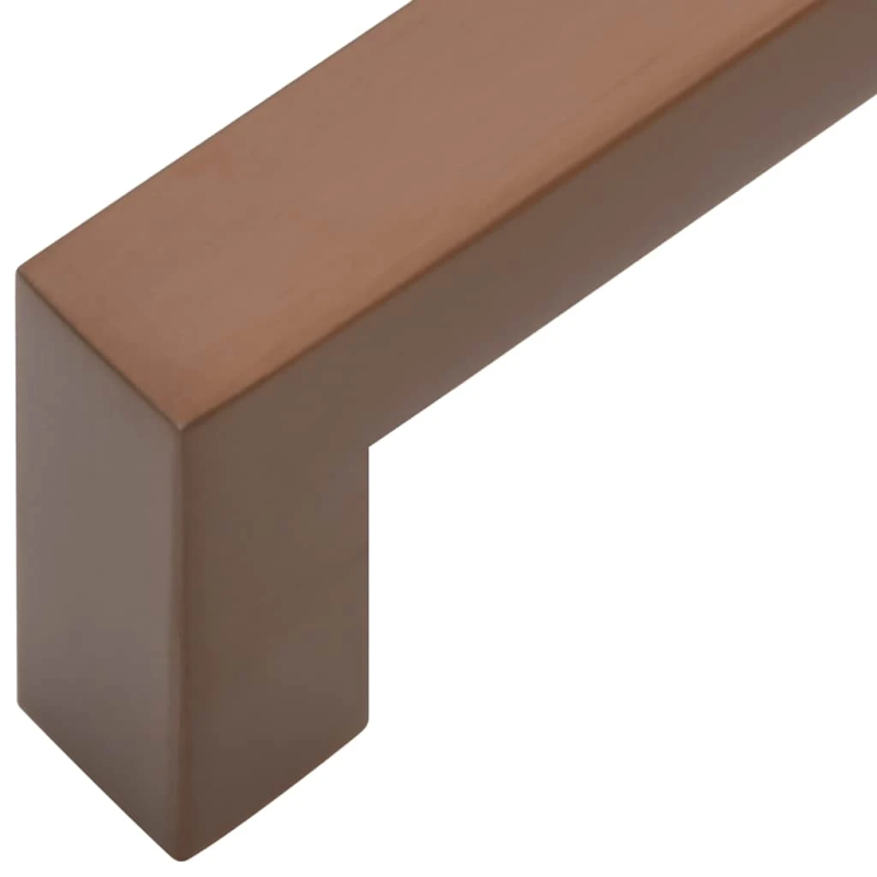 vidaXL skapja rokturi, 10 gab., bronzas, 64 mm, nerūsējošais tērauds