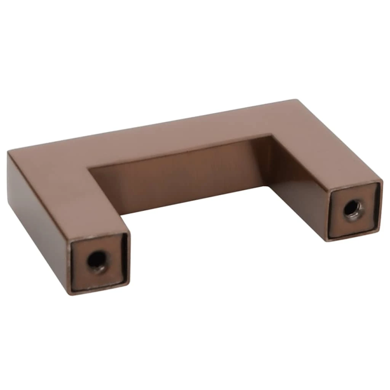 vidaXL skapja rokturi, 10 gab., bronzas, 64 mm, nerūsējošais tērauds