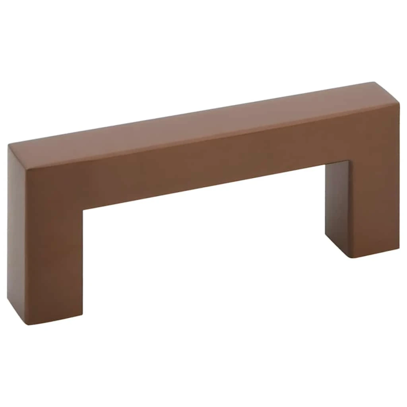 vidaXL skapja rokturi, 10 gab., bronzas, 96 mm, nerūsējošais tērauds