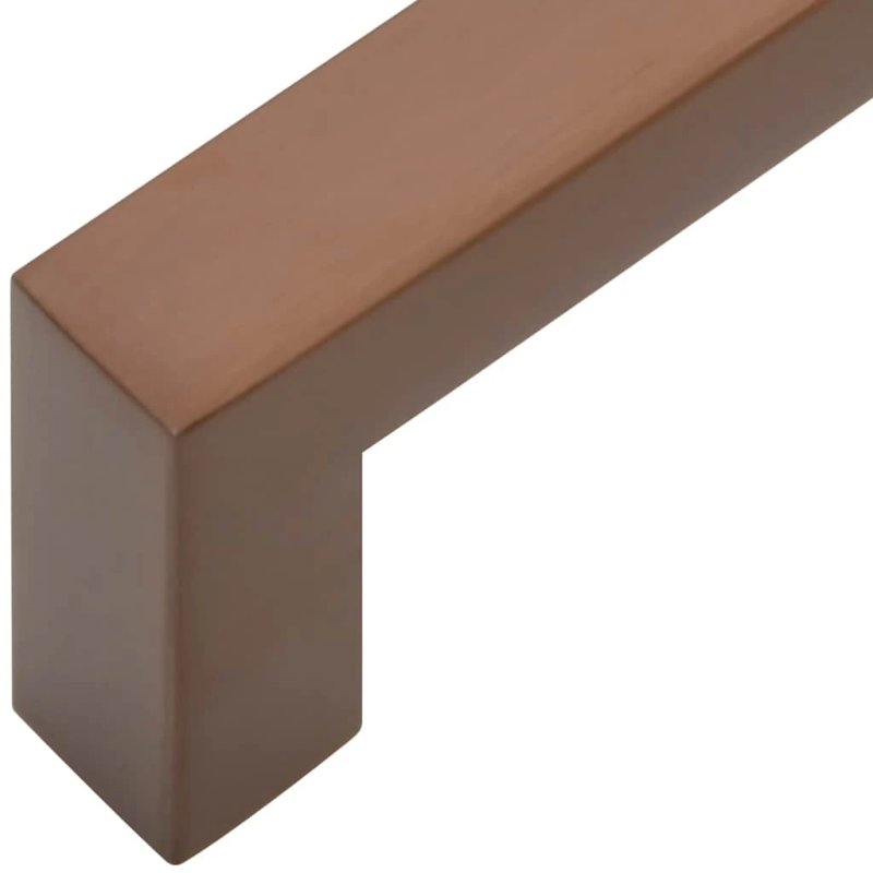 vidaXL skapja rokturi, 10 gab., bronzas, 96 mm, nerūsējošais tērauds