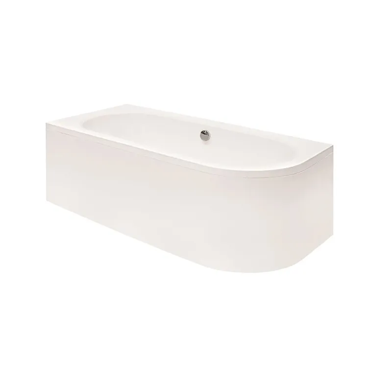 Vanna, iebūvējams Besco Avita, 150 cm x 75 cm x 42 cm, kreisā, balta krās.