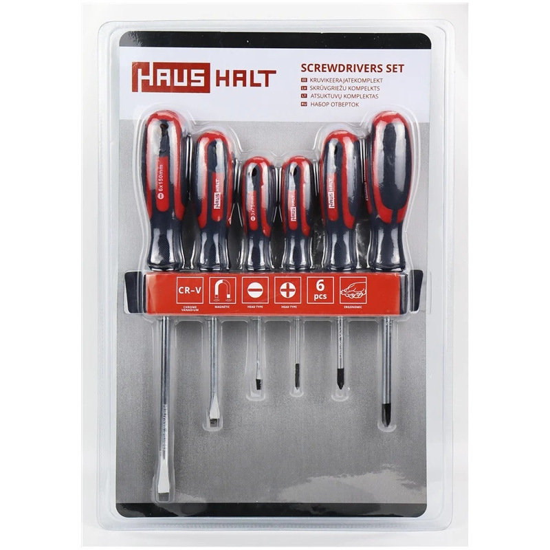 Skruvgriežu komplekts Haushalt YF-15503 6 gab.