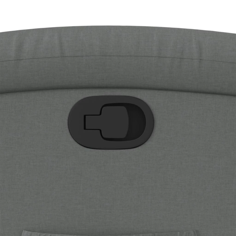 vidaXL atpūtas krēsls, tumši pelēks audums