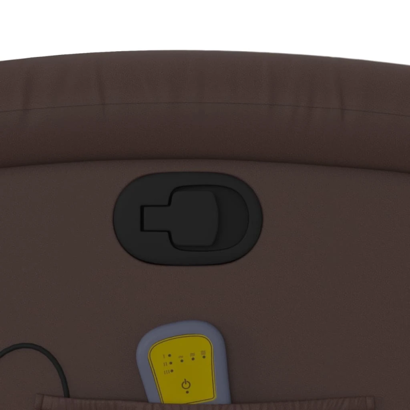 vidaXL masāžas krēsls, brūna mākslīgā āda