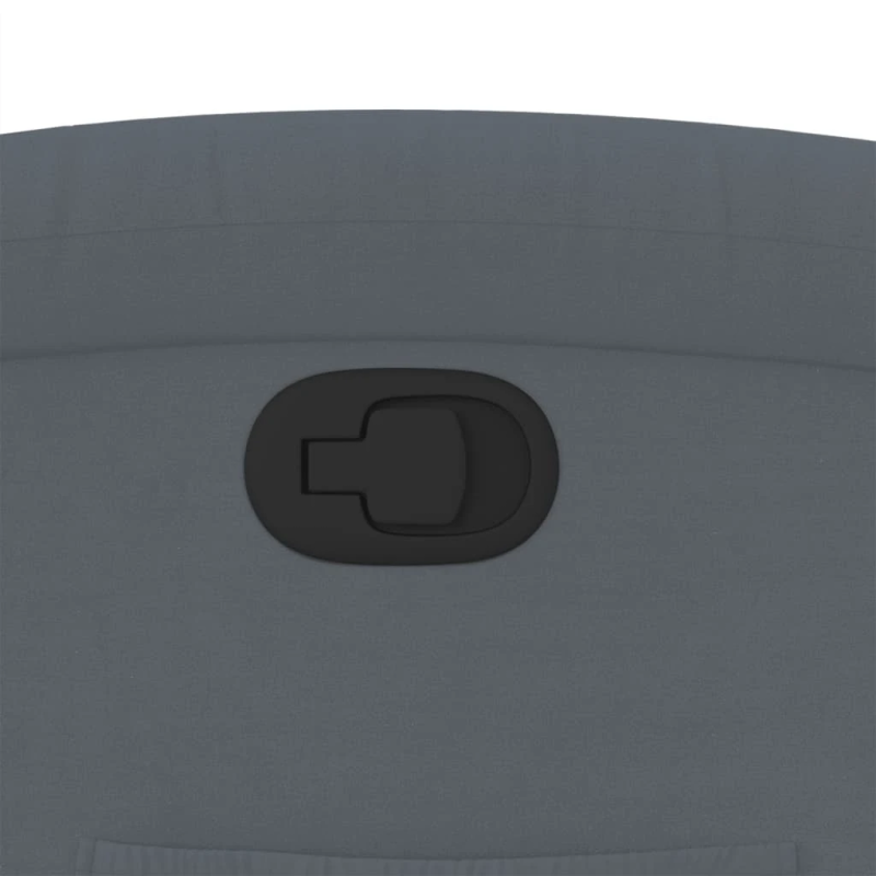 vidaXL atpūtas krēsls, atgāžams, tumši pelēks samts