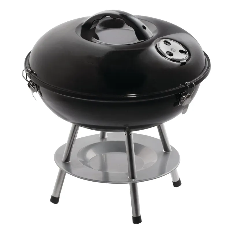 Grils Flammifera BBQ KY22014, melna krās., 36.5 cm