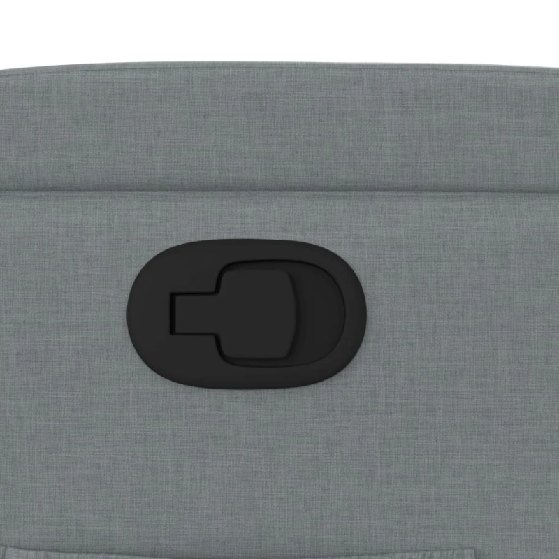 vidaXL atpūtas krēsls, atgāžams, gaiši pelēks audums