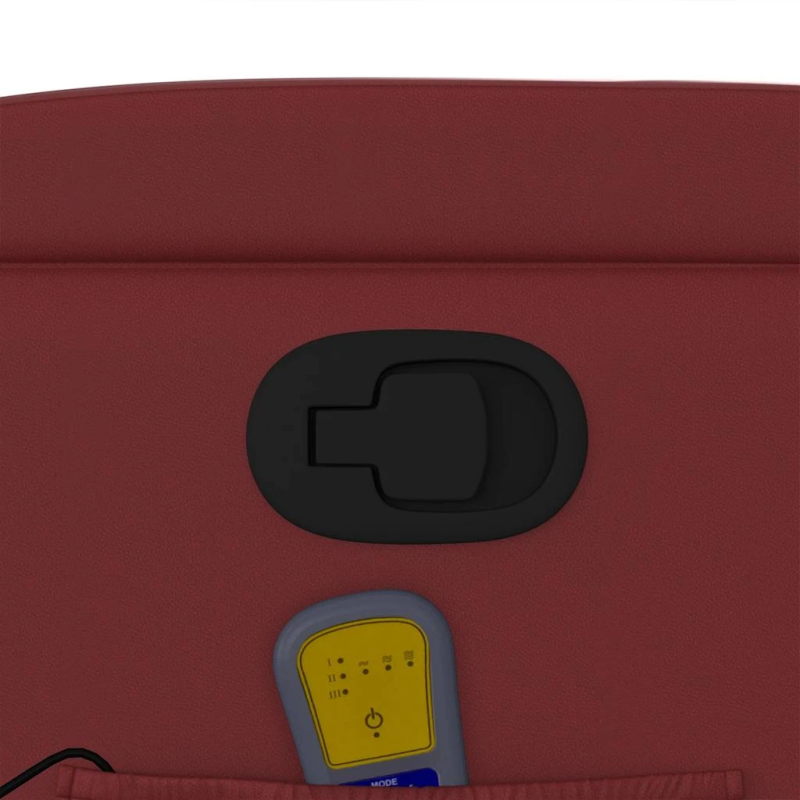 vidaXL masāžas krēsls, vīnsarkana mākslīgā āda