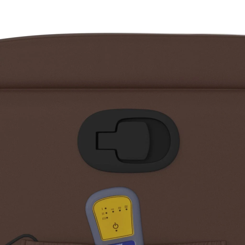 vidaXL masāžas krēsls, brūna mākslīgā āda