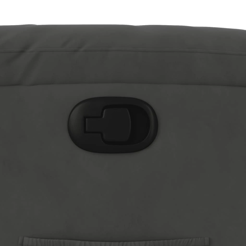 vidaXL atpūtas krēsls, tumši pelēks, mikrošķiedras audums