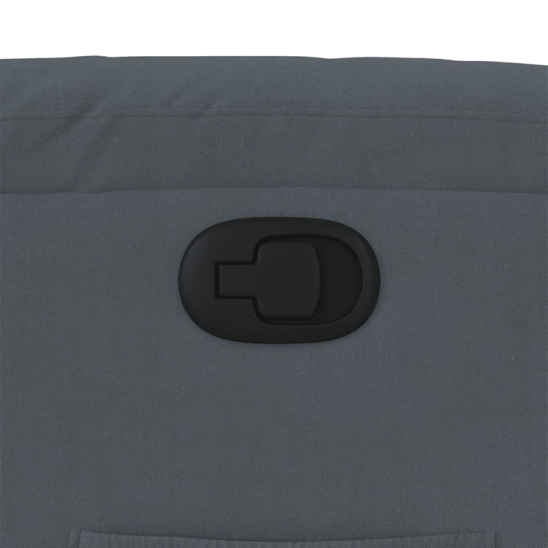 vidaXL atpūtas krēsls, atgāžams, tumši pelēks samts