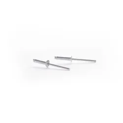 Alumiiniumist needid poolringikujulise peaga Haushalt, 2.4 mm x 6 mm, 50 tk