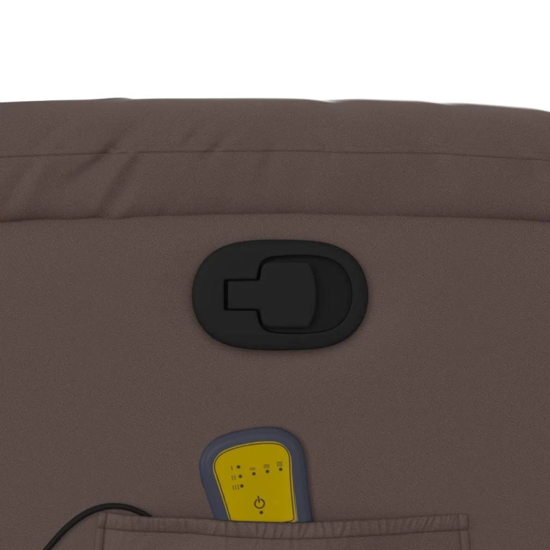 vidaXL masāžas krēsls, brūna mākslīgā āda