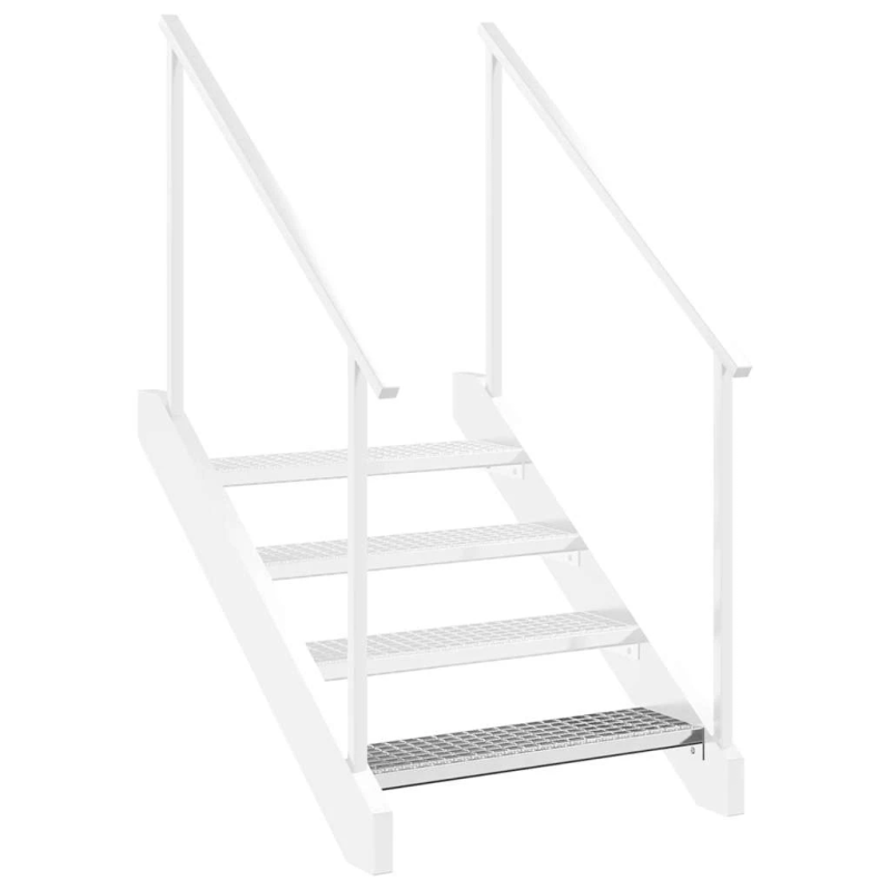 vidaXL režģa pakāpiens, 60x24x7 cm, cinkots tērauds