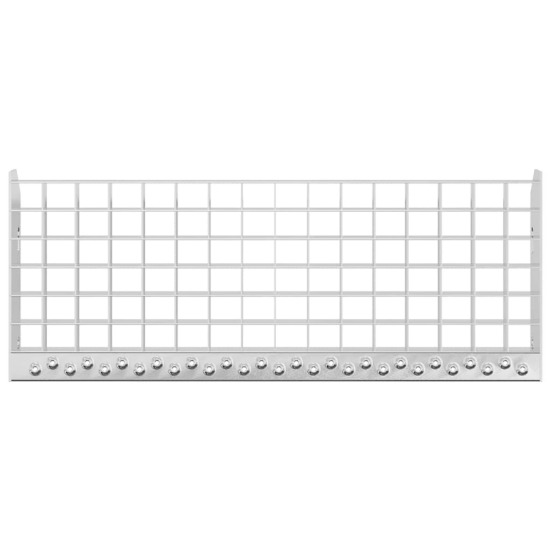 vidaXL režģa pakāpiens, 60x24x7 cm, cinkots tērauds