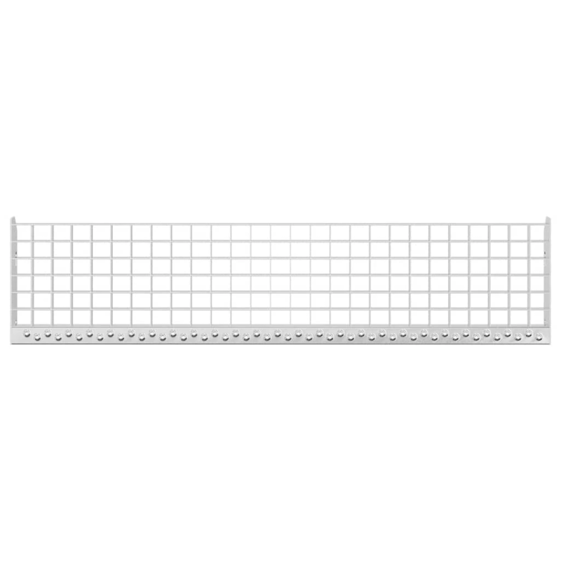 vidaXL režģa pakāpiens, 100x24x7 cm, cinkots tērauds