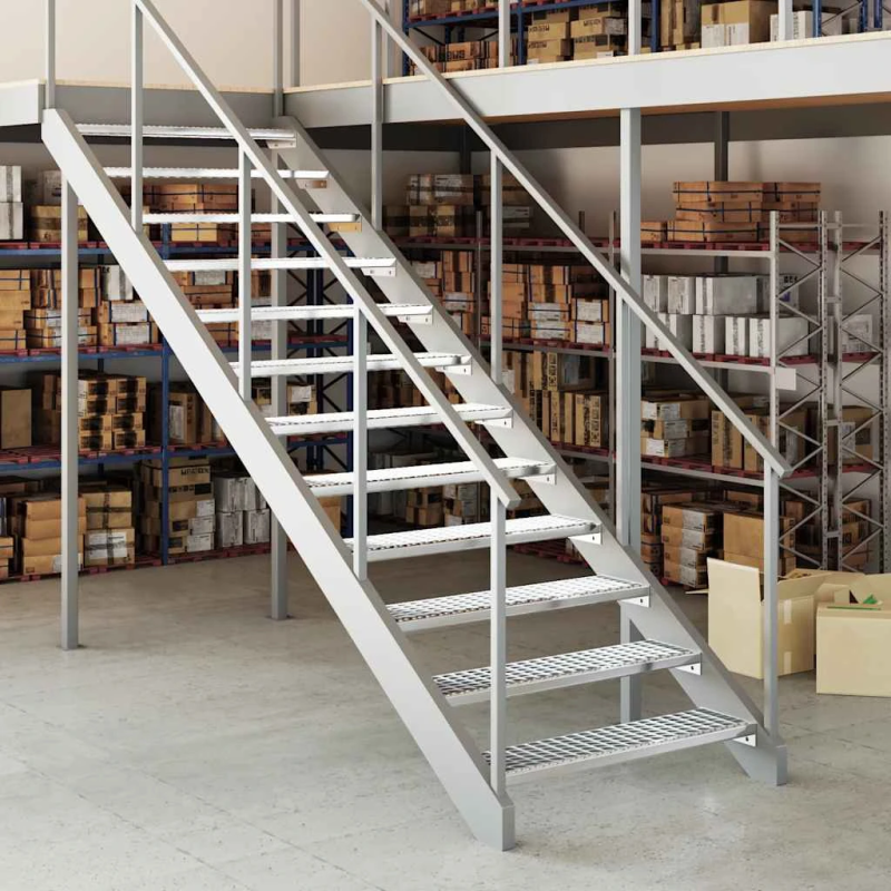 vidaXL režģa pakāpiens, 100x24x7 cm, cinkots tērauds